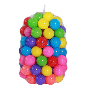 100个马卡龙海洋球9.8元环保无味可以咬的加厚游乐场幼儿园小彩球