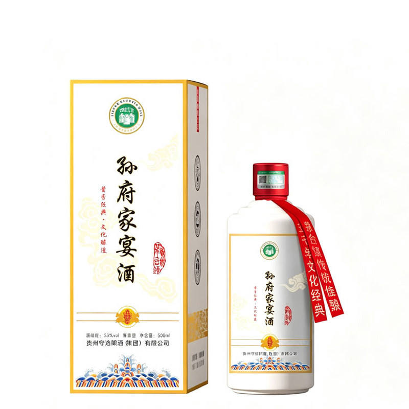 孙府家宴酒酱香型白酒纯粮食53度