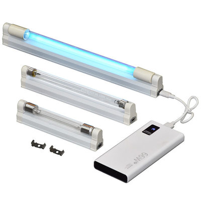 usb充电微型移动式杀菌灯消毒灯254nm有臭氧石英UVC紫外线灯灯管