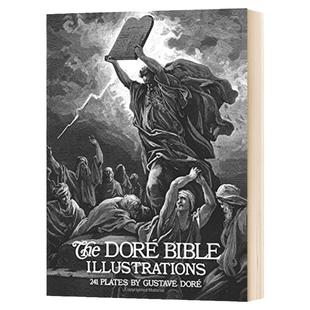 多雷插画黑白版画 英文原版 The Doré Bible Illustrations 古斯塔夫多雷 Gustave Dore 英文版进口原版英语艺术类书籍