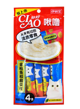 伊纳宝啾噜流质猫湿粮包装液体