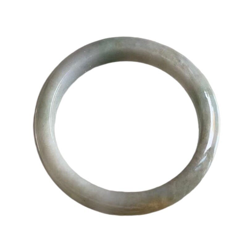缅甸A货翡翠手镯55mm一物一证