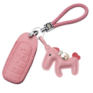 22款传祺埃安s魅580钥匙套aion埃安Y splus埃安V车LX钥匙包扣真皮