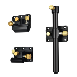 渔汀新款钓箱配件三件套装通用镁铝合金钓鱼炮台架伞架鱼护架渔具