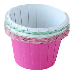 大号卷口杯麦芬杯淋膜卷边纸杯蛋糕纸杯耐高温烤戚风杯托马芬杯子