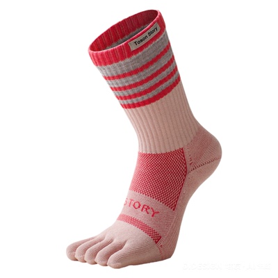 专业跑步五指袜高筒男女加厚运动