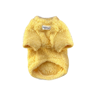 袋袋猫 软糯感出众！绒绒打底宠物秋冬棉衣比熊猫咪小狗保暖衣服