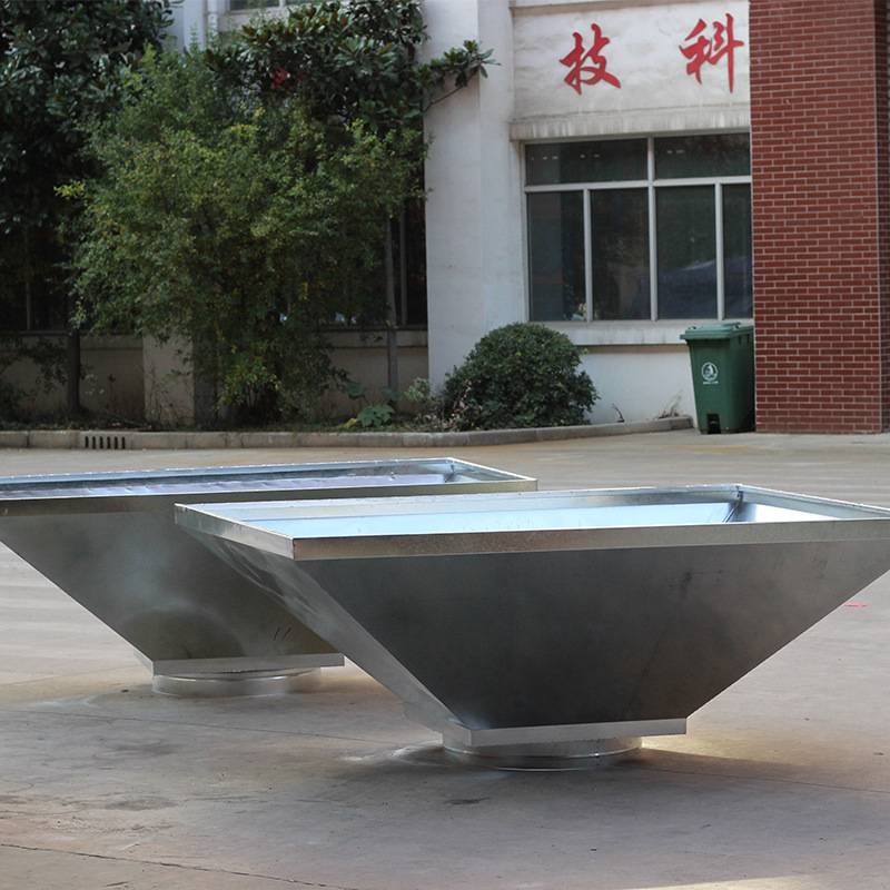 不锈钢吸风罩工业焊接通风排烟管废气处理除尘设备方形集气罩