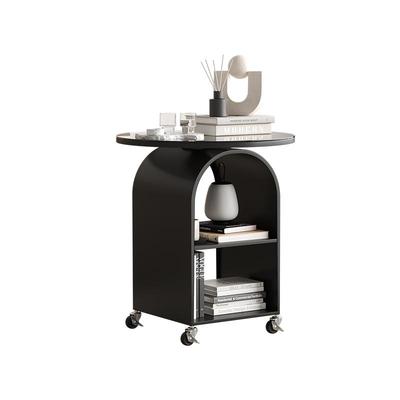 祖赛侘寂风玻璃可移动小边桌