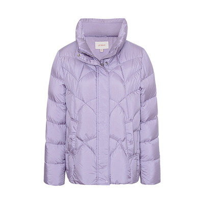 JESSIE简约立领鹅绒短款羽绒服