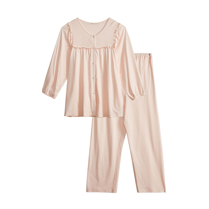 快乐屋针织家居服套装月子服