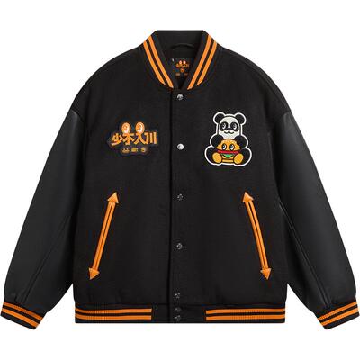 李宁1807联名宽松棒球领男棉夹克