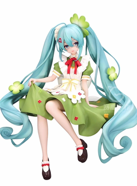 漫笙正品现货 FuRyu 初音未来 手办 miku泡面压 四叶草花仙子景品