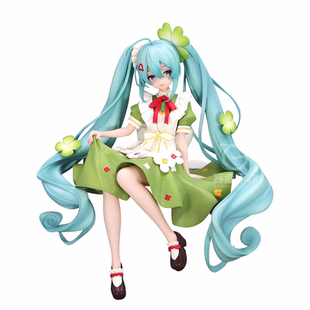 漫笙正品现货 FuRyu 初音未来 手办 miku泡面压 四叶草花仙子景品