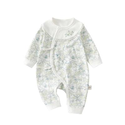 小聪熊婴儿衣服春秋纯棉连身哈衣