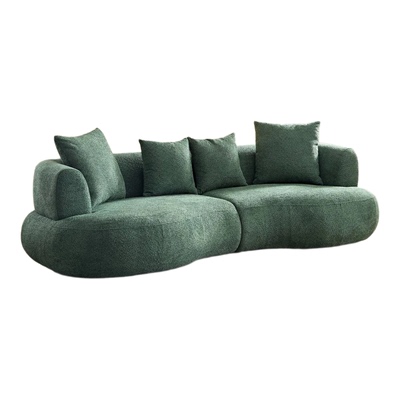 现代简约半圆弧形沙发