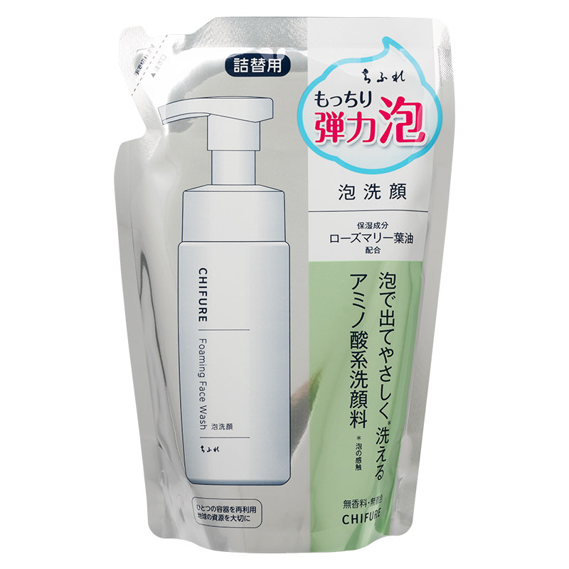 CHIFURE千肤恋千妇恋洗面奶氨基酸洁面替换装泡沫慕斯不刺激180ml
