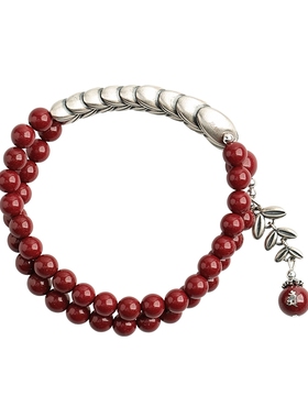 释生活朱砂女士本命年手串手链