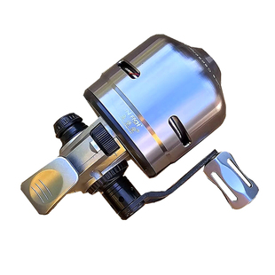 双鱼堡垒新款射鱼轮px39金属线杯自动排线鱼镖轮打鱼专用不卡线