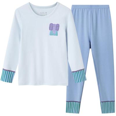 小番薯potatokids云柔棉儿童高端睡衣套装秋冬季男童女童秋衣秋裤