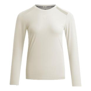 安德玛官方UA秋冬Cool Mesh女子修身训练运动长袖T恤6010169