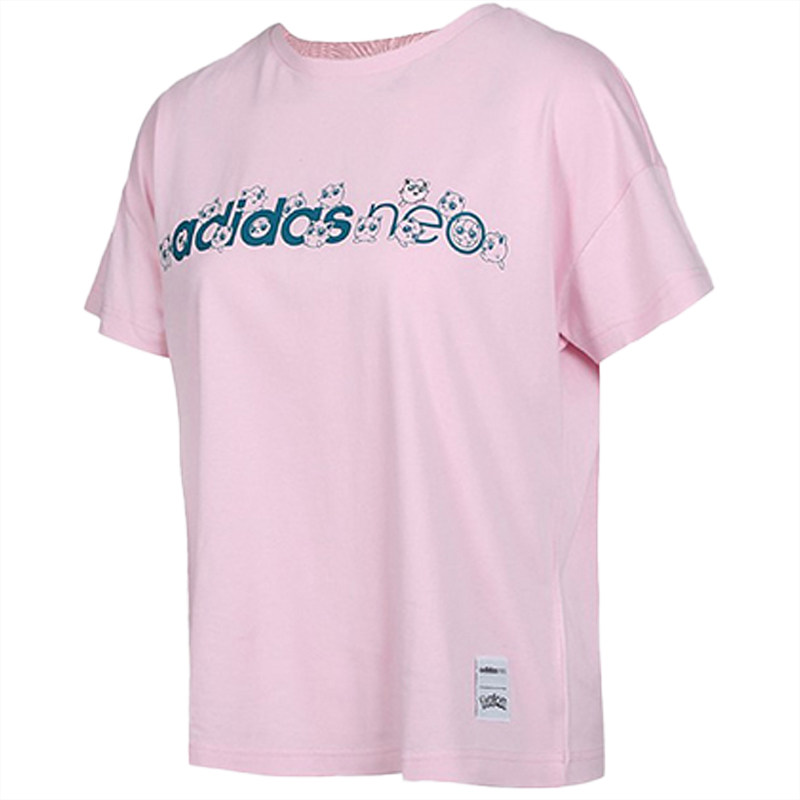 Adidas/阿迪达斯正品neo x Pokémon宝可梦联名女子休闲T恤GC7070