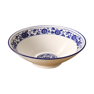 青花瓷兰州牛肉面碗汤碗斗笠碗螺蛳粉碗炸酱面碗商用面碗油泼面碗