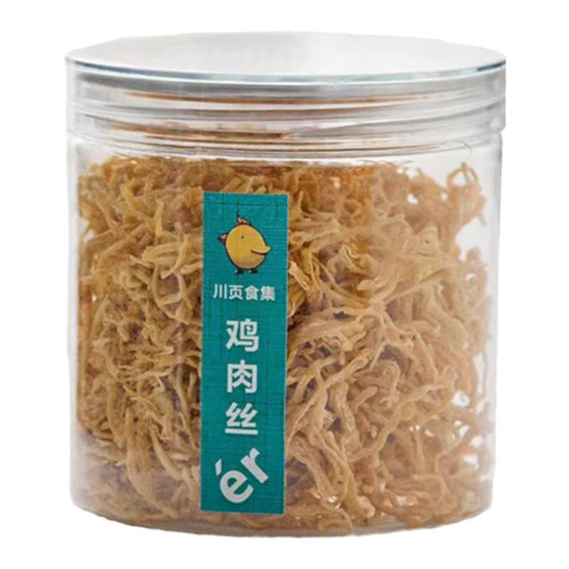 川页食集无油无加糖健身鸡肉丝低脂高蛋白轻卡生酮追剧零食鸡胸肉