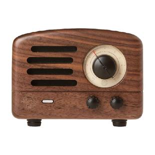 猫王小王子胡桃木Mini复古便携迷你蓝牙音响箱闺蜜女生日圣诞礼物