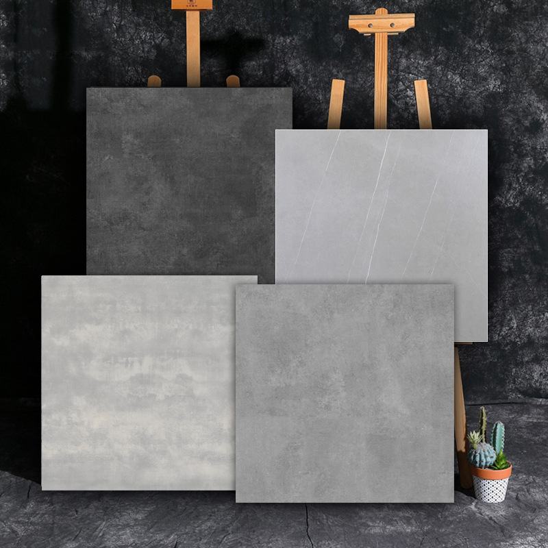 特价工程瓷砖水泥灰仿古砖地砖客厅灰色光亚防滑600地面砖800X800