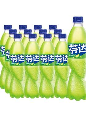 【有糖】芬达苹果味西瓜味葡萄味汽水碳酸饮料500ml*12瓶包装随机