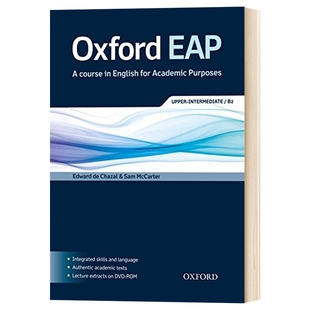 牛津学术英语综合教材B2 英文原版 OXFORD EAP B2 Student's Book and DVD-ROM Pack 英文版