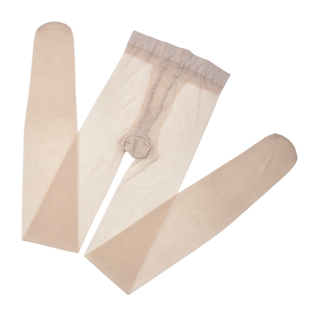 白色花藤洛丽塔丝袜女春秋薄款性感情调森林美腿打底连网袜字母