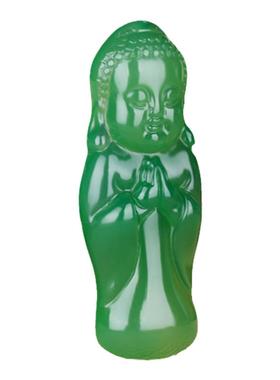 冰种白玉髓儿童挂件立体宝宝佛