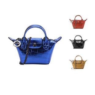 【自营】LONGCHAMP/珑骧女士牛皮HVC拉链零钱包迷你包 10099