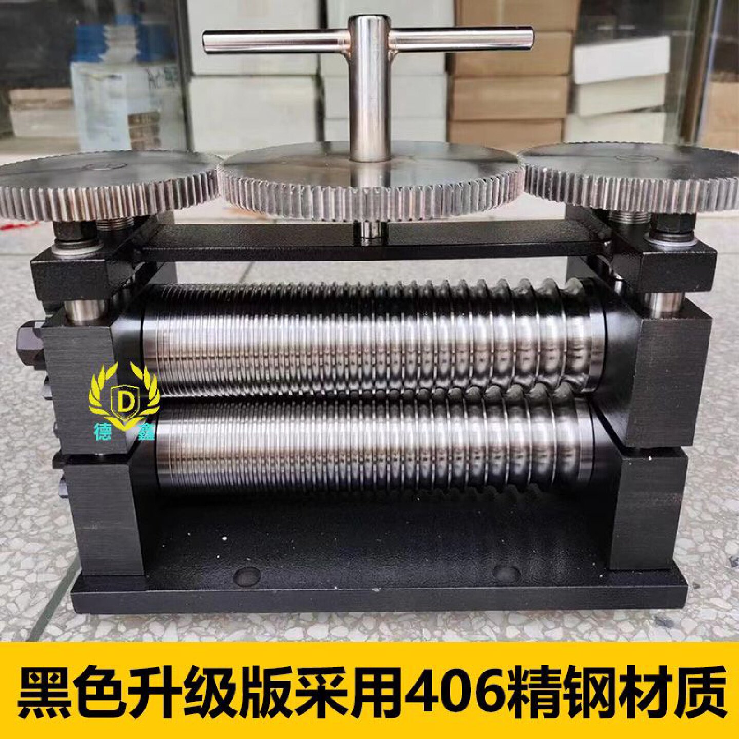 古法首饰压片机小型手摇压圆机金银手镯泥鳅背椭圆机压条半圆5