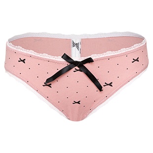 「LA」Milly·米莉 | 软线系列*复古乖撩蕾丝可爱蝴蝶结女士内裤