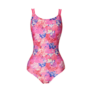 专业竞速泳衣女款2026新款游泳馆专用带胸垫速干高级感绝美游泳衣