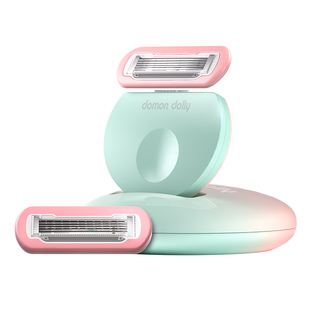 【小红书爆款】朵梦小圆点脱毛刀女士刮毛刀腋毛刮毛器去腿毛5层