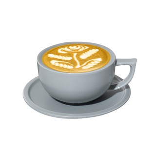 意式卡蕾latte咖啡陶瓷拿铁杯泽田杯奇诺杯压纹艺术拉花杯280ml