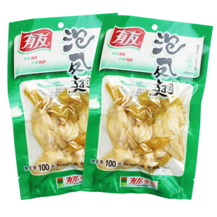 有友泡凤翅100g*10山椒味泡椒凤翅鸡翅尖鸡翅膀鸡肉即食零食小吃