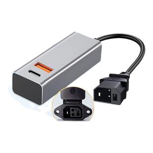 新国标电动车手机充电器100W超级快充USB转换器48V60V72伏通用