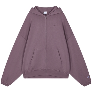 【丁禹兮同款】Champion冠军连帽卫衣男25秋季新款拉链开衫外套女