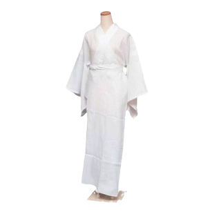 日本和服浴衣内搭白色连衣裙振袖内搭现货打底衫长款肌襦内衬和服