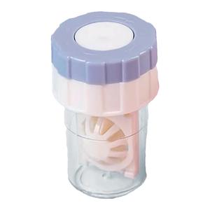 隐形眼镜清洗器手动式旋转美瞳清洁机隐形眼镜收纳盒便携清洁神器