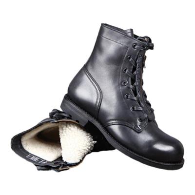 3516冬羊毛拉链加绒保暖飞行靴