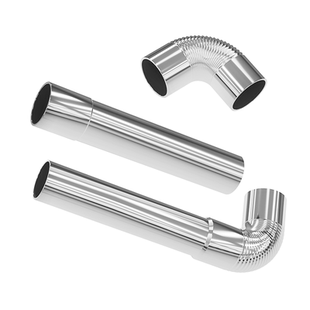 烟囱管不锈钢烟囱管回风炉烟筒柴火灶烟囱排烟管取暖炉烟筒管弯头