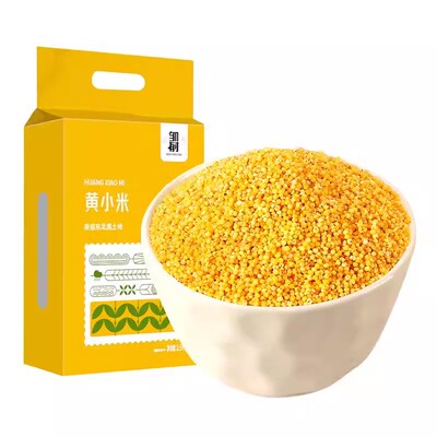 东北黄小米新米农家自产五谷杂粮粟米粥饭粗粮优质胚芽碳水粮食