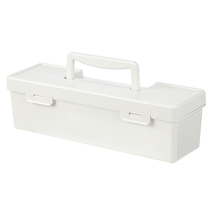 霜山PP小物钓工具收纳盒系列带提手渔具钓鱼整理箱颜料五金收纳箱