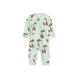 Milkbarn2025秋季新款纯棉婴儿长袖连体衣宝宝哈衣爬服新生儿衣服